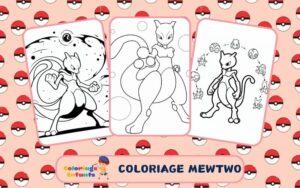 Coloriage Mewtwo