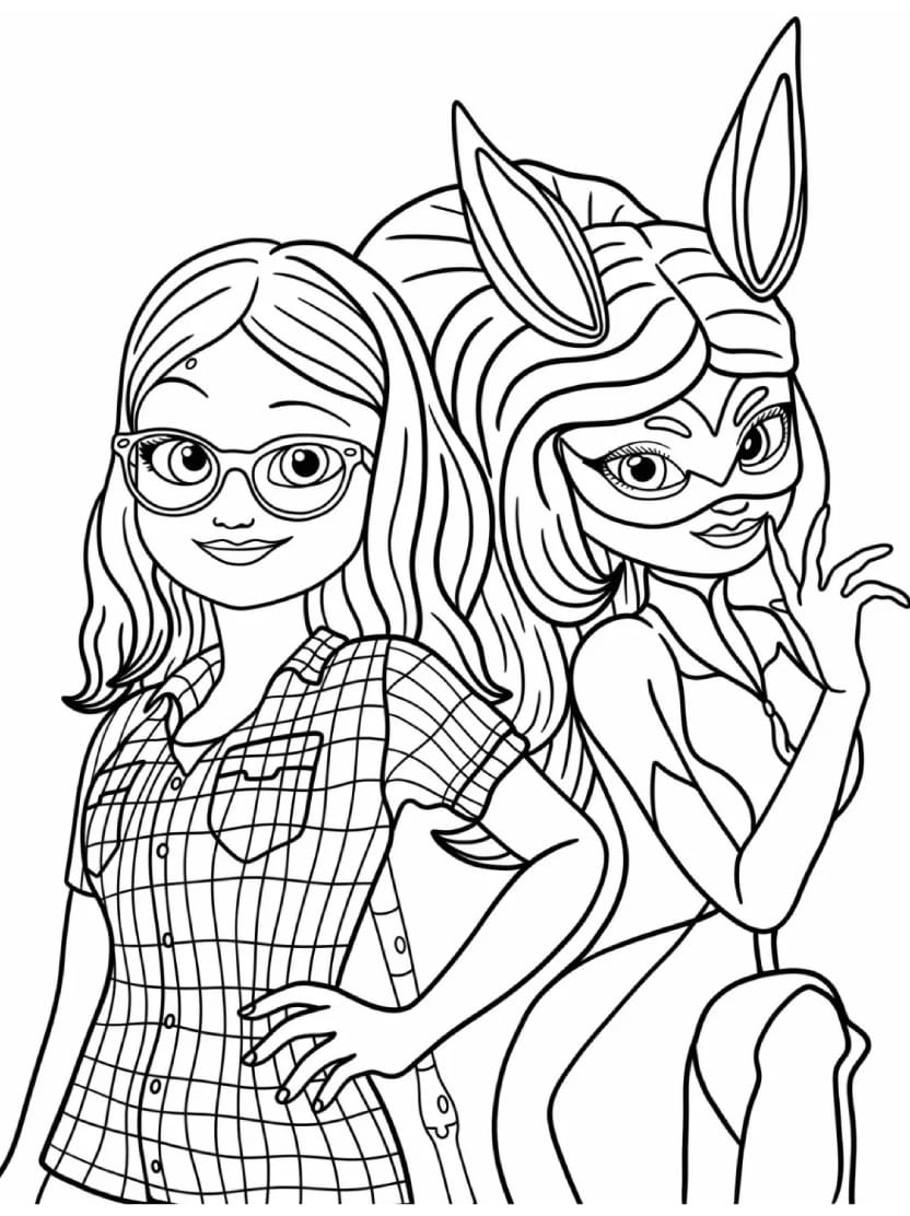 Coloriage Miraculous Des Personnages Favoris