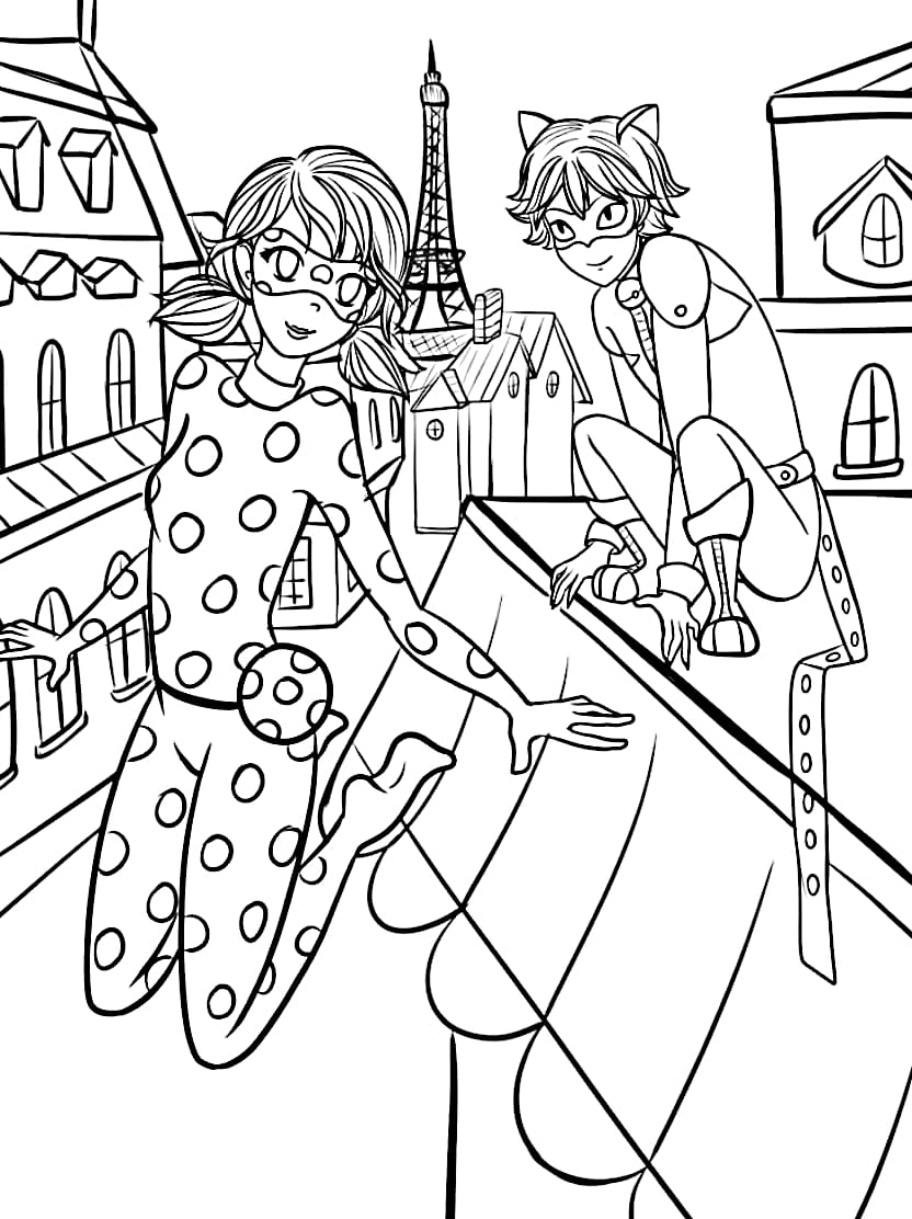 Coloriage Miraculous Pour Un Monde Magnifique