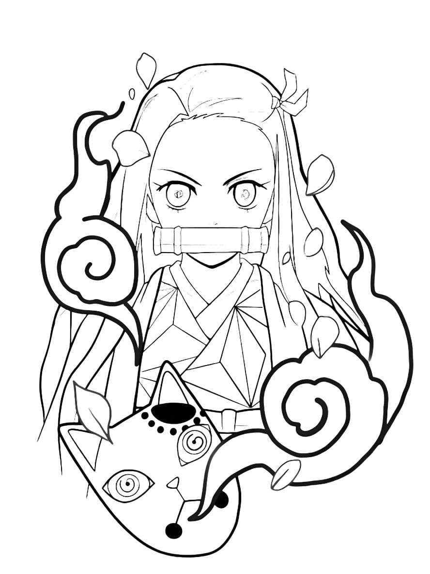 Coloriage Nezuko