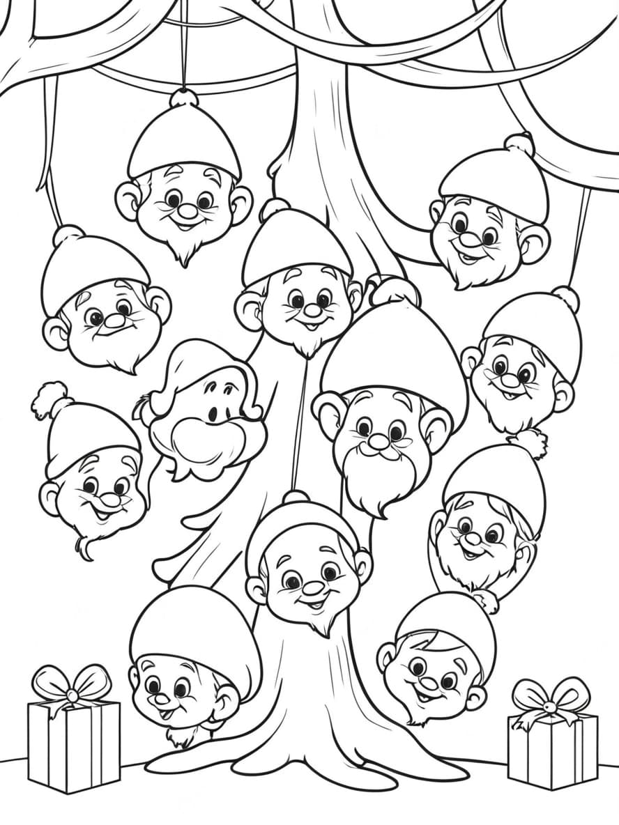 Coloriage Noel Disney Gratuit Pour Enfants