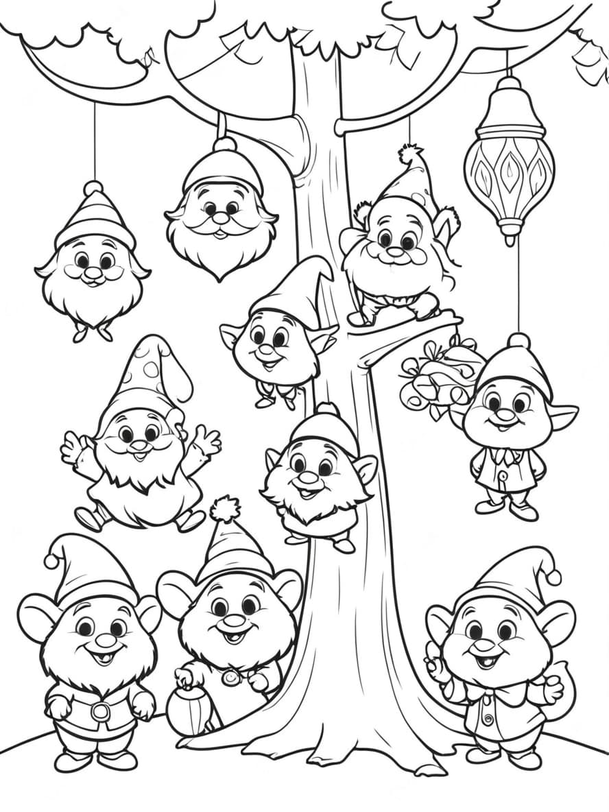 Coloriage Noel Disney Gratuit