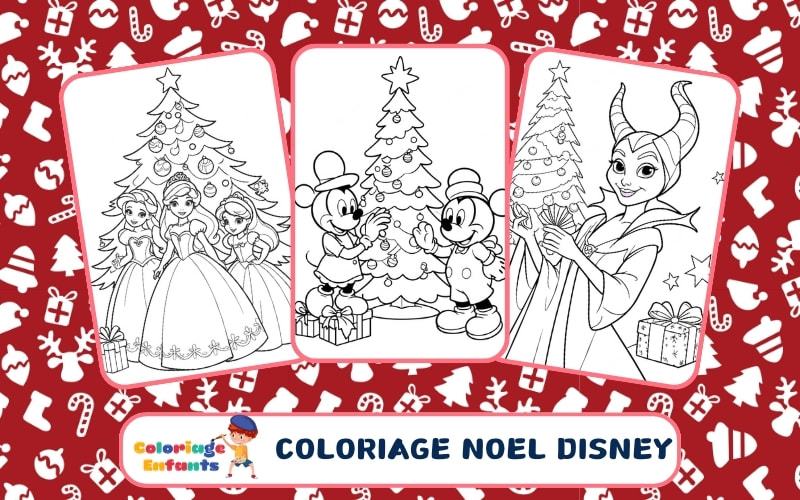 Coloriage Noel Disney