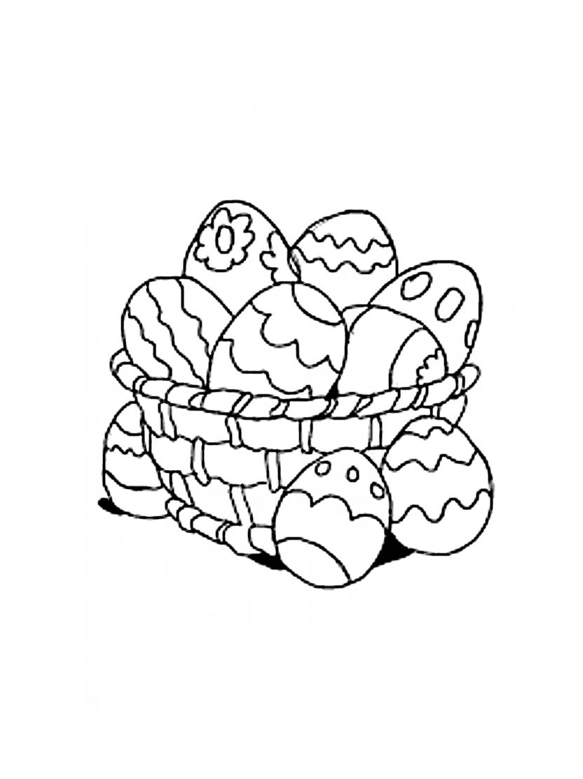 Coloriage Oeuf De Paques Libre