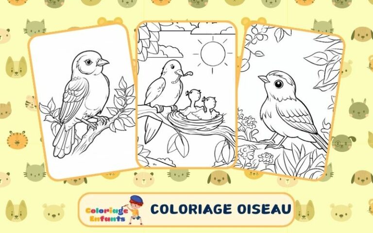 Coloriage Oiseau