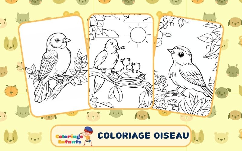 Coloriage Oiseau