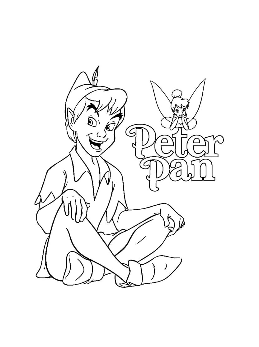 Coloriage Peter Pan Pour Enfants