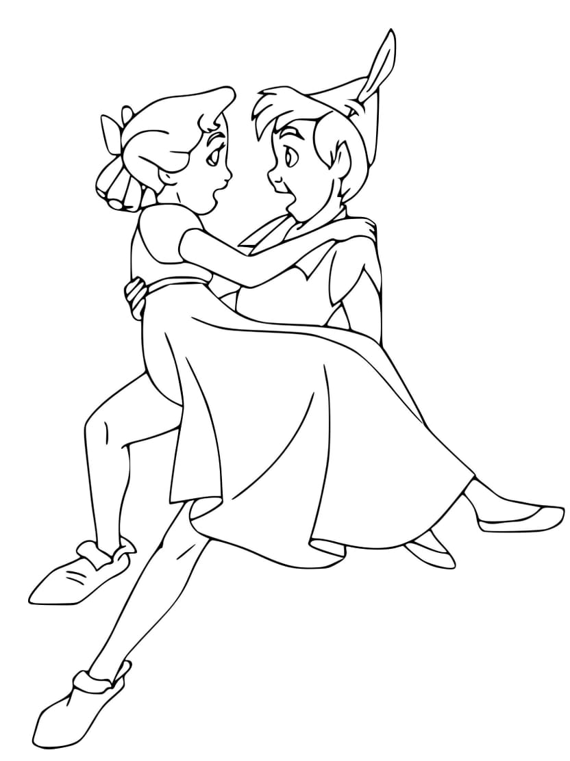 Coloriage Peter Pan Sans Limite