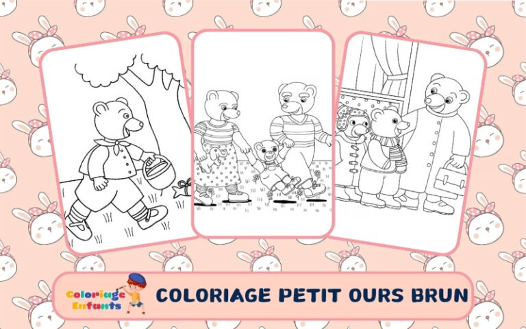 Coloriage Petit Ours Brun