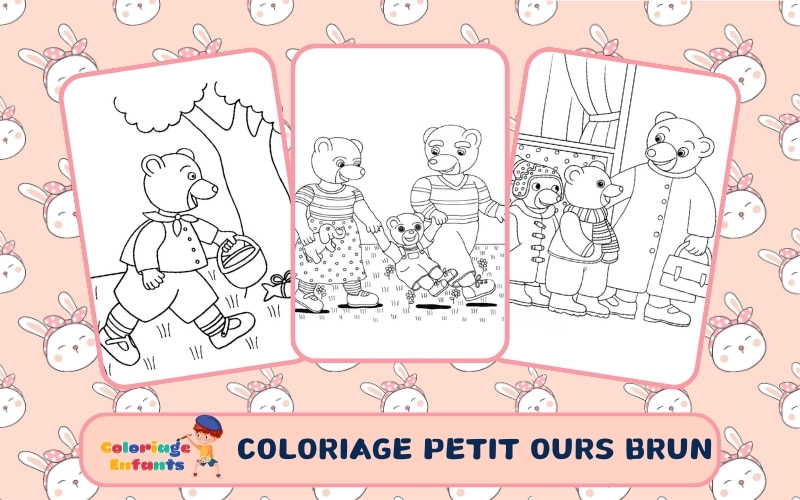 Coloriage Petit Ours Brun