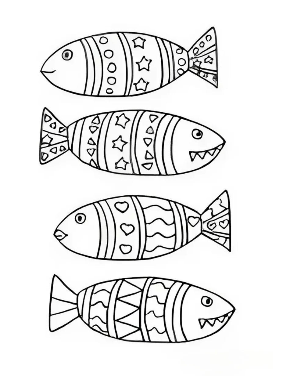 Coloriage Poisson D Avril Detaille Pour Enfants