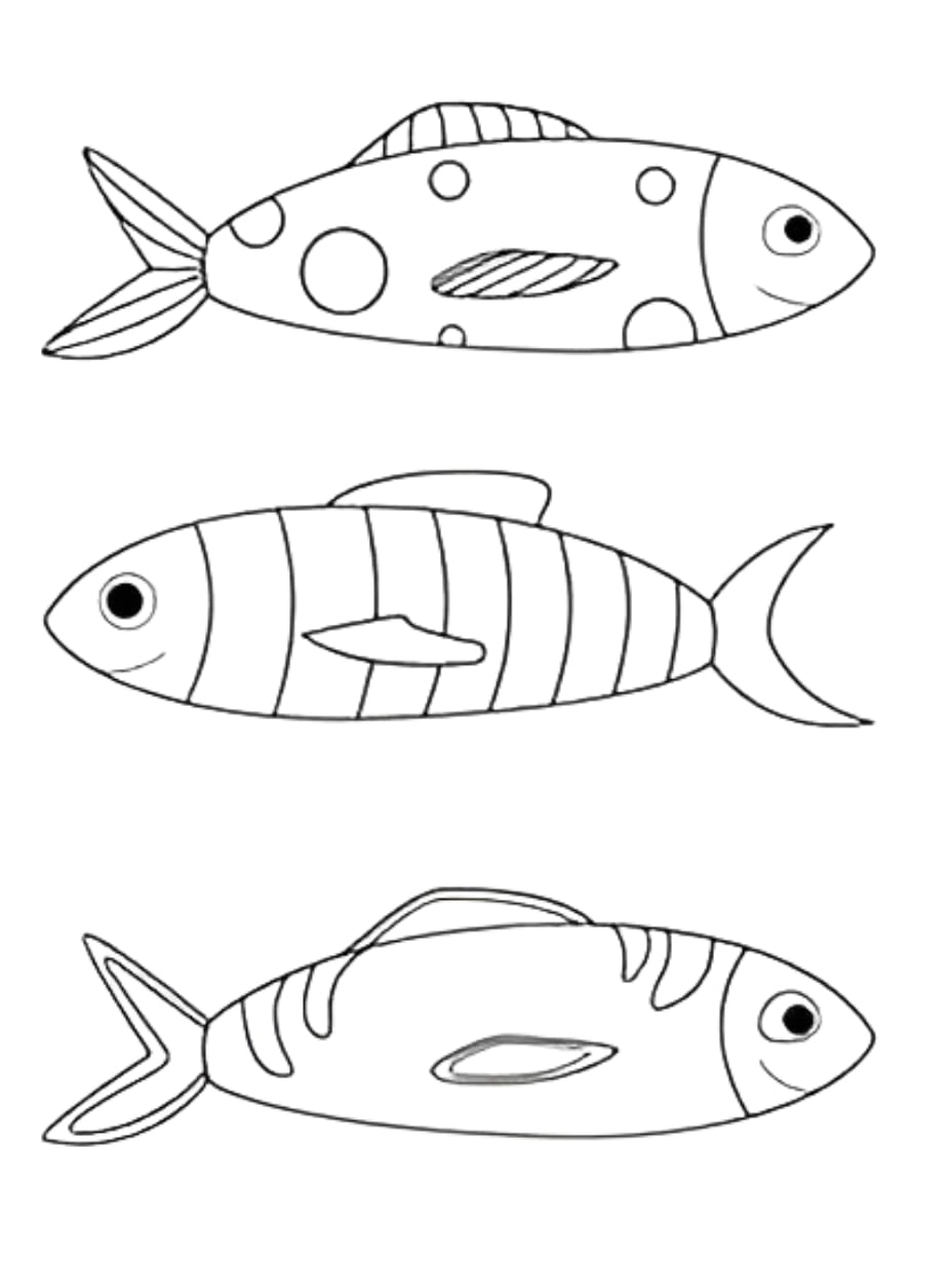 Coloriage Poisson D Avril Facile Pour Enfants