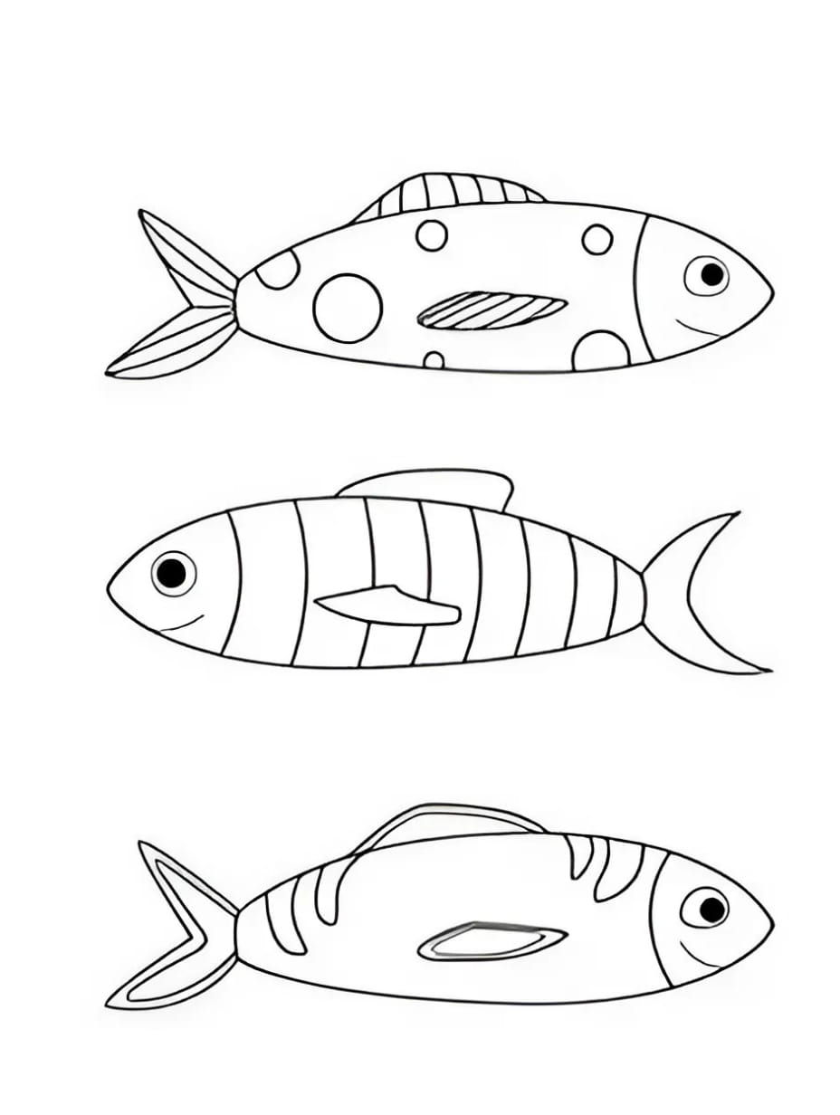 Coloriage Poisson D Avril Mignon