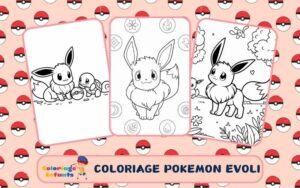 Coloriage Pokemon Evoli