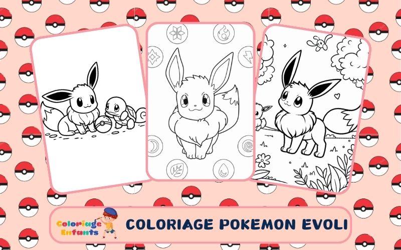 Coloriage Pokemon Evoli