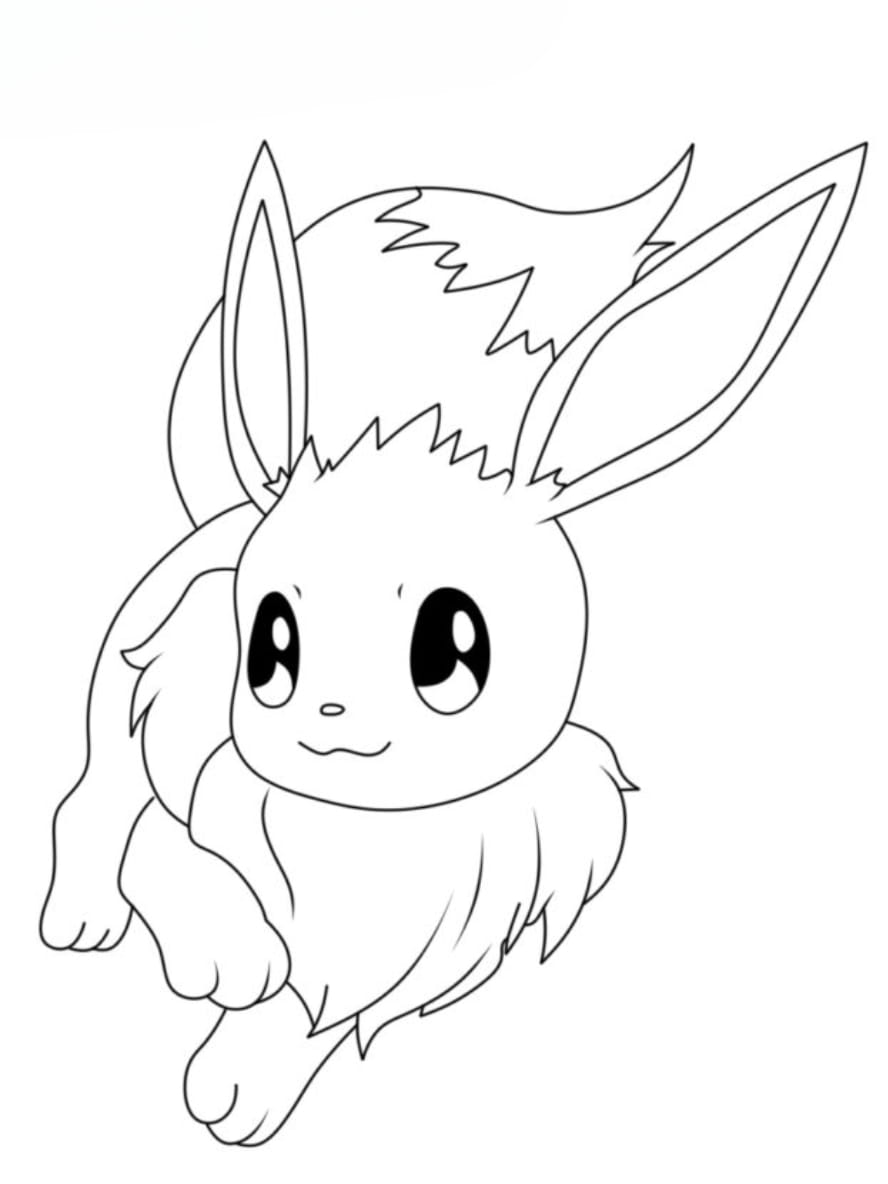 Coloriage Pokemon Forme Initiale D’evoli