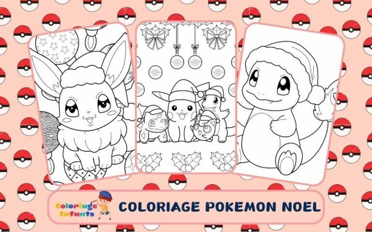 Coloriage Pokemon Noel