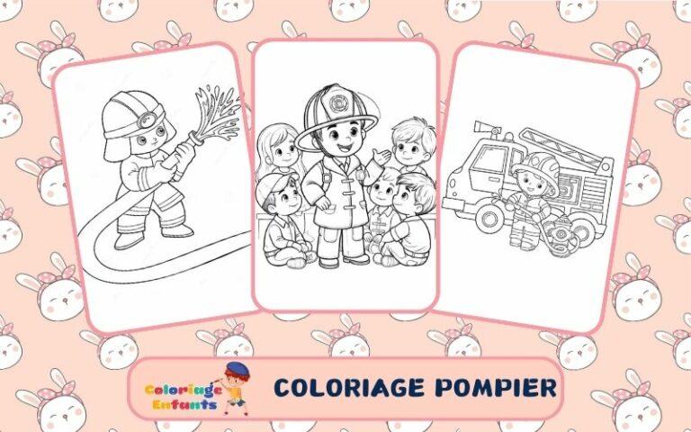 Coloriage Pompier