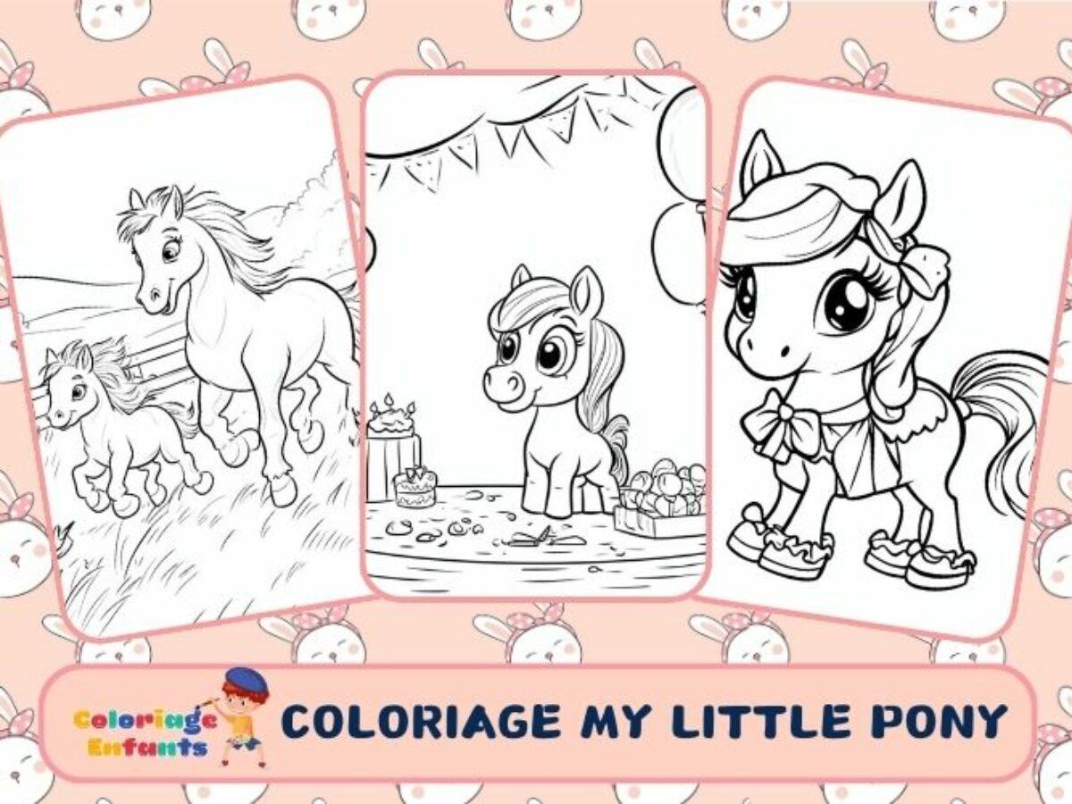 Coloriage My Little Pony à imprimer pour les fans - Coloriageenfants.com, image size:1200x900