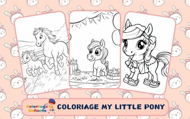 Coloriage Pony