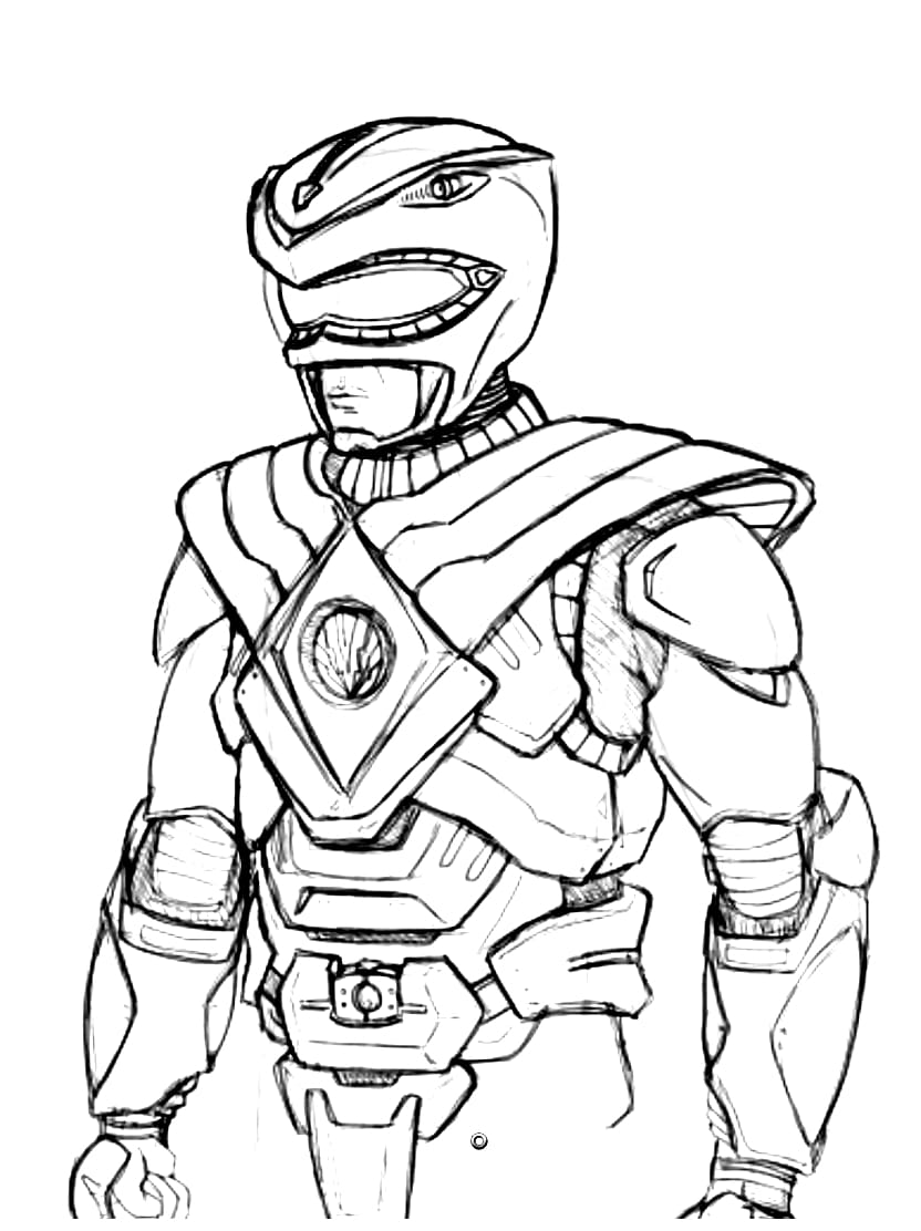 Coloriage Power Rangers Apporte Joie Aux Fans