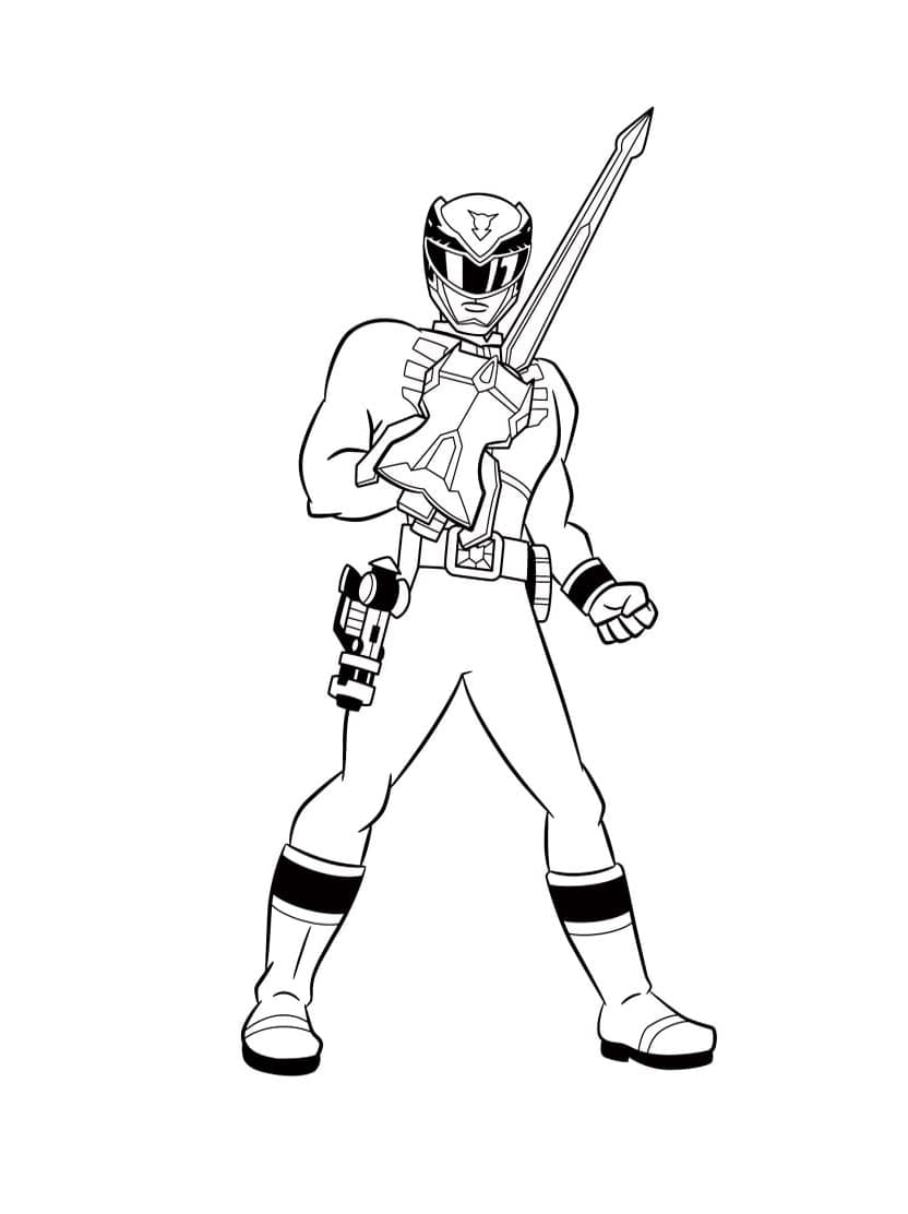 Coloriage Power Rangers Interessante Pour Les Activites De Groupe