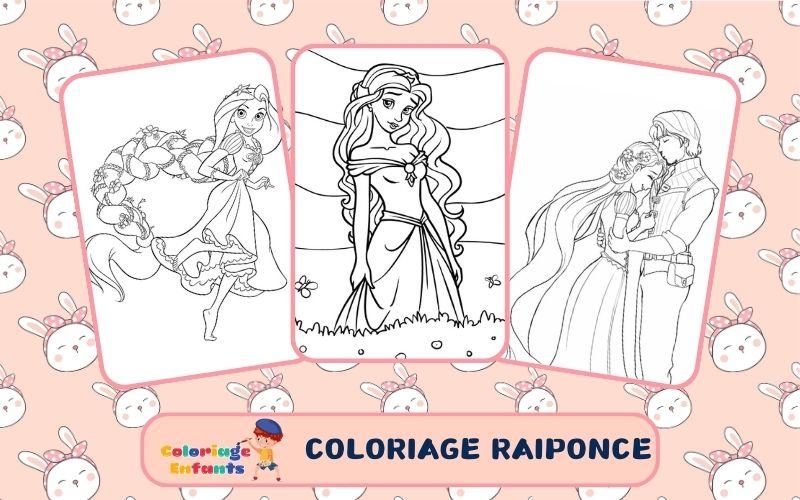 Coloriage Raiponce