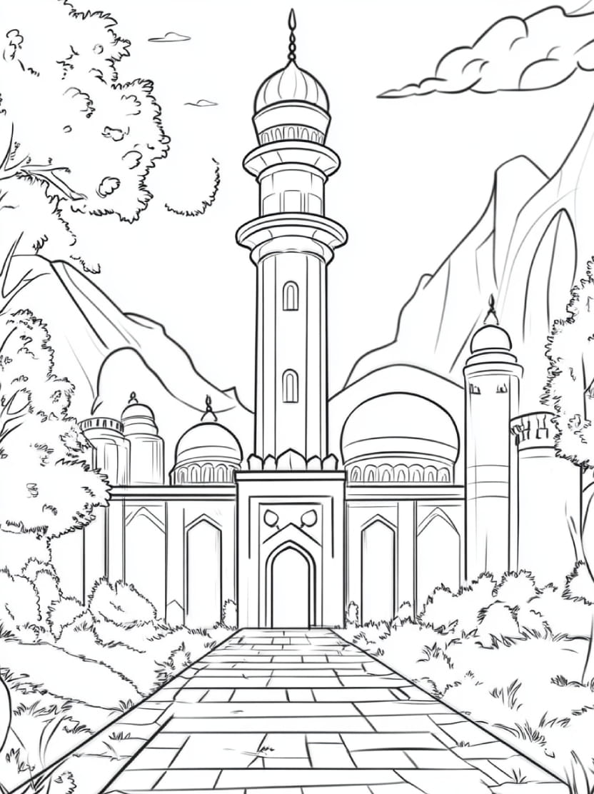 Coloriage Ramadan A Imprimer