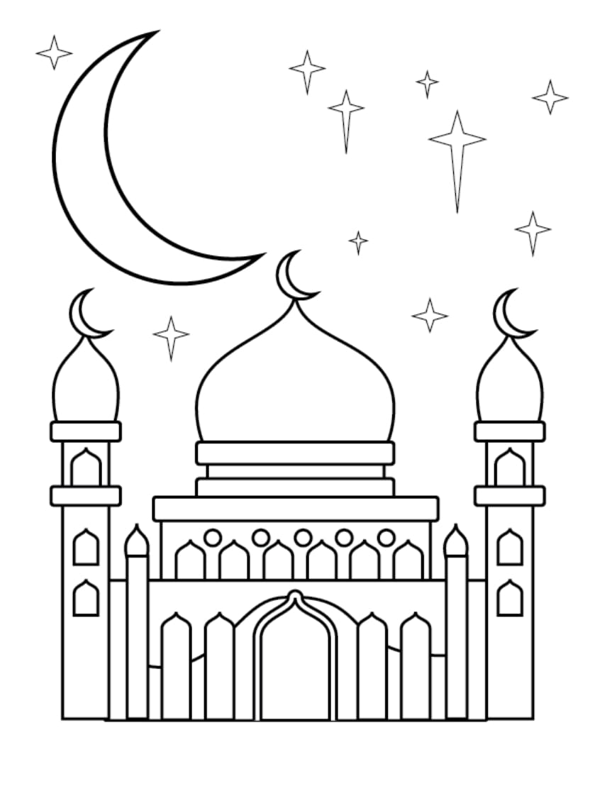 Coloriage Ramadan Gratuit