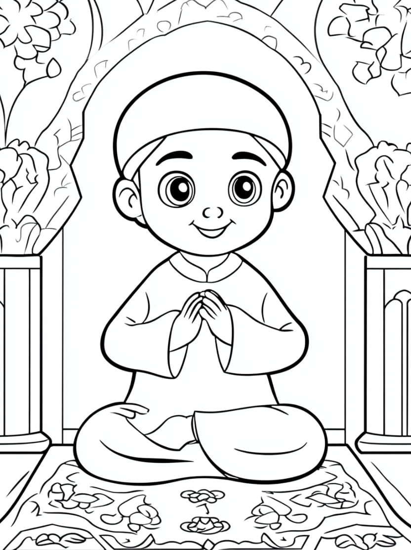 Coloriage Ramadan Pour Enfant