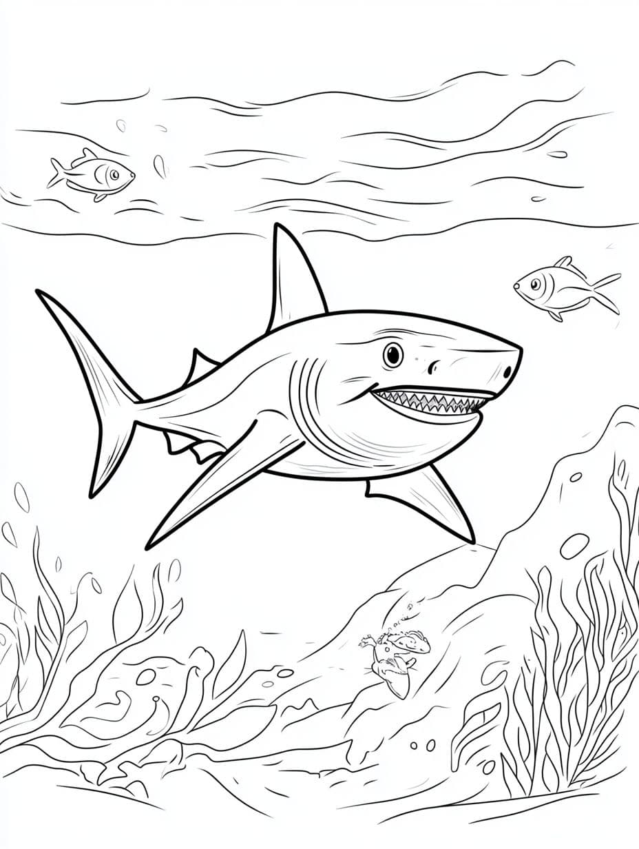 Coloriage Requin Gratuit