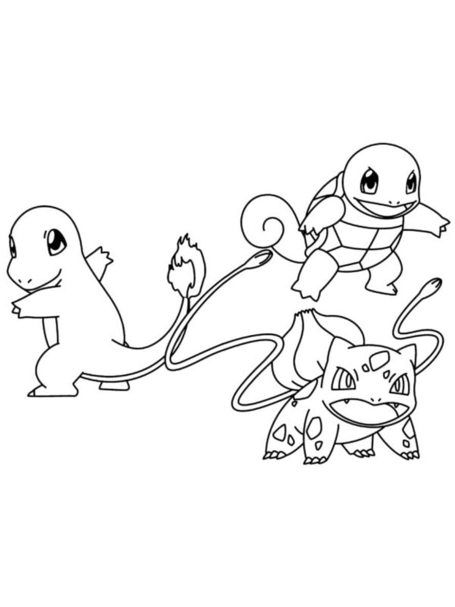 Coloriage Salameche Aller A Pokemon Premiere Generation