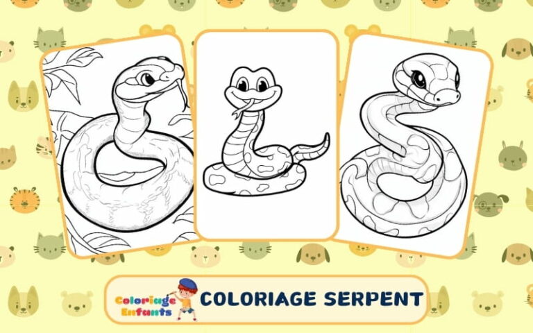 Coloriage Serpent