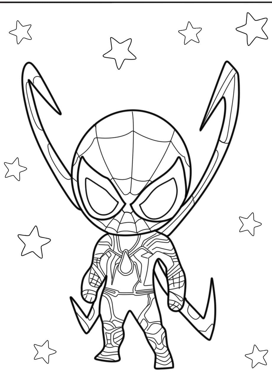 Coloriage Spidey Bebe