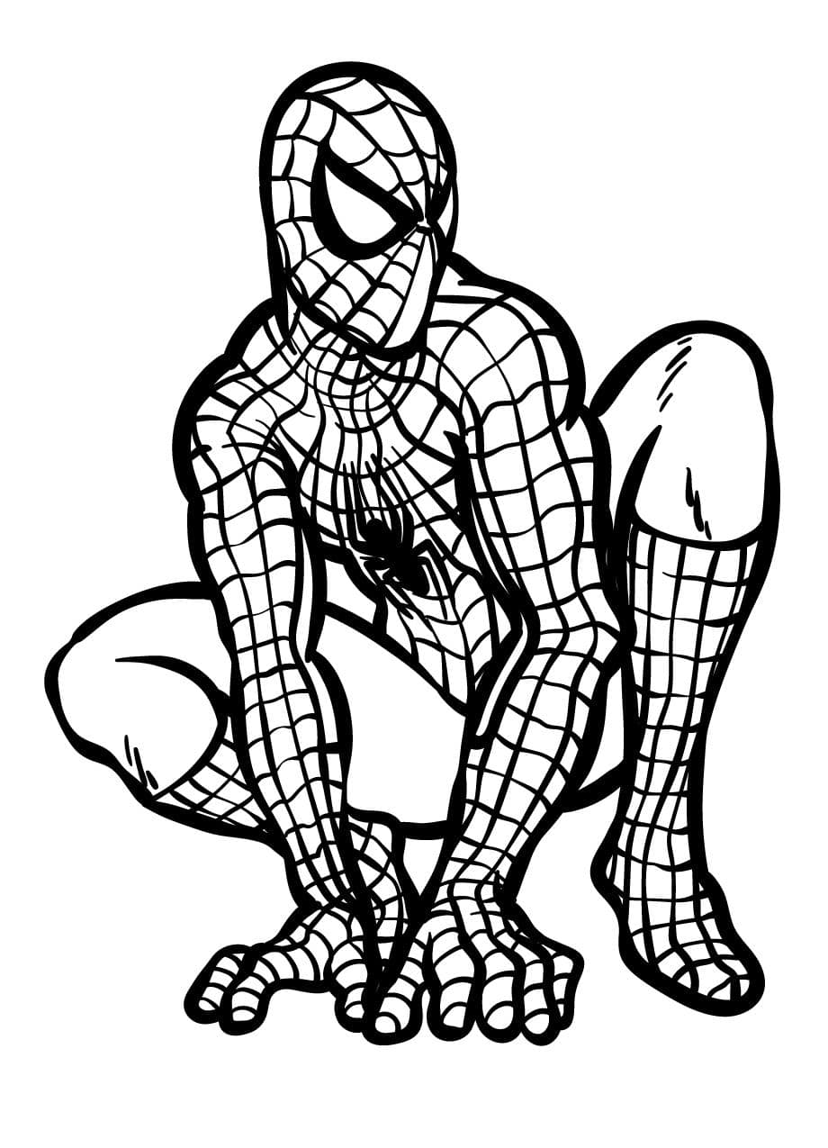 Coloriage Spidey Dessins Gratuit