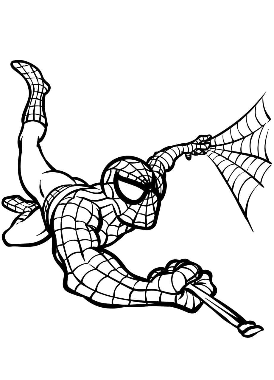 Coloriage Spidey Pour Fans Gratuit