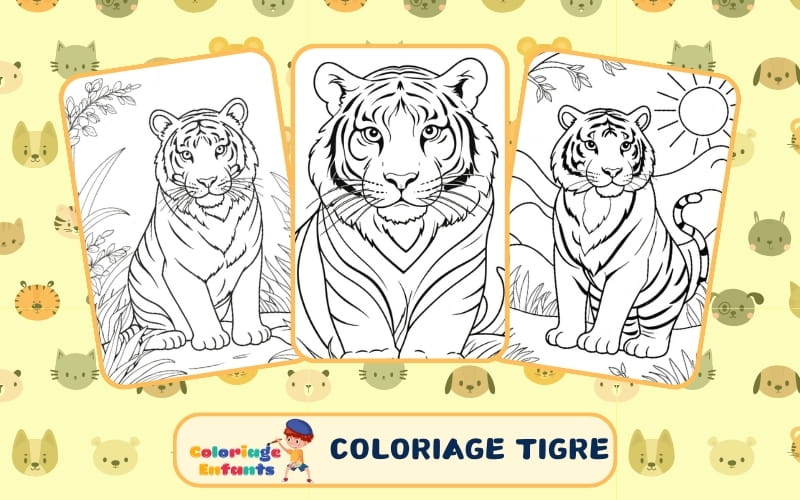 Coloriage Tigre