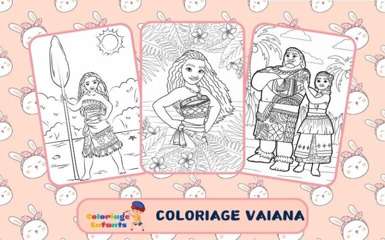 Coloriage Vaiana