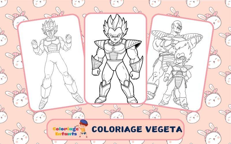 Coloriage Vegeta