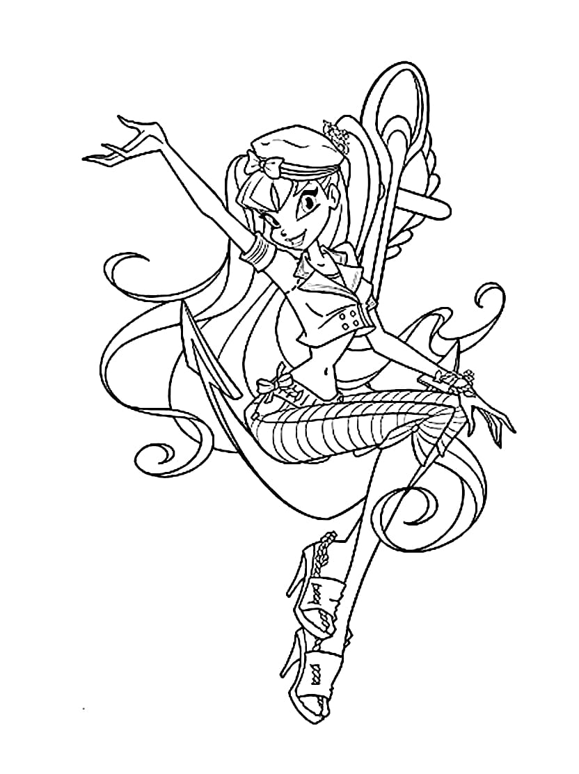 Coloriage Winx Gratuit Pour Tous