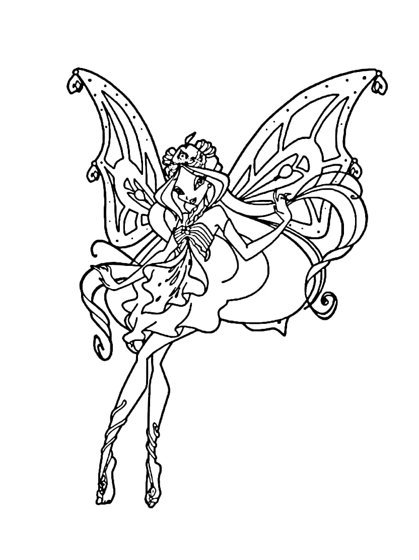 Coloriage Winx Plein De Couleurs