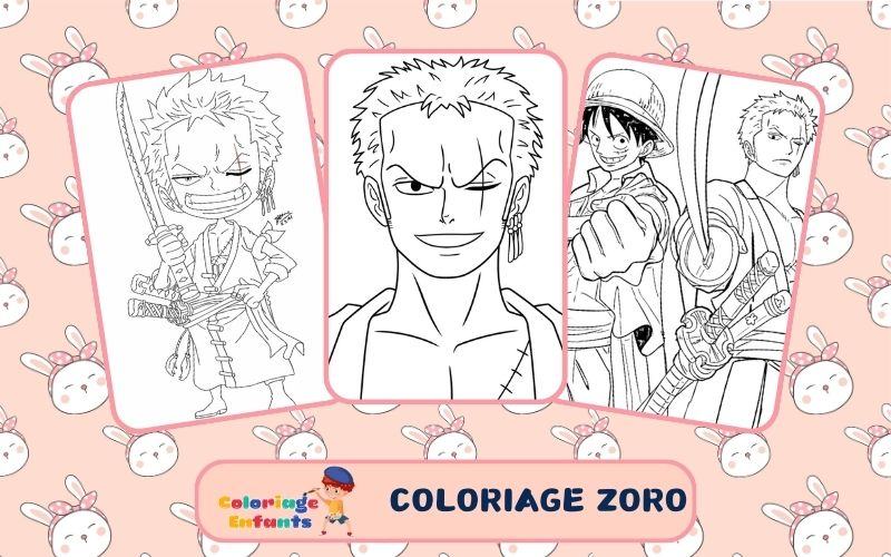 Coloriage Zoro