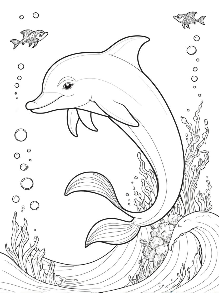 Coloriagedauphin Ocean