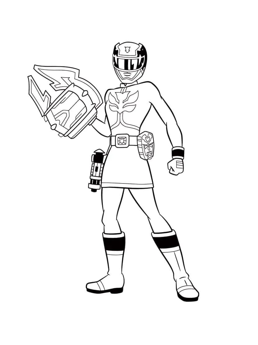 Image Coloriage Power Rangers Super Amusante Pour Enfants