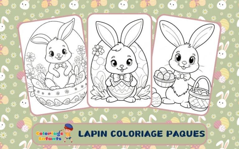 Lapin Coloriage Paques