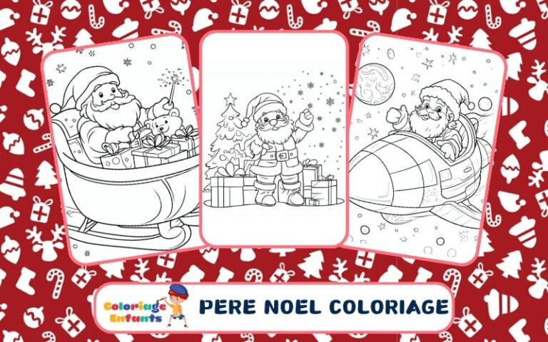 Pere Noel Coloriage