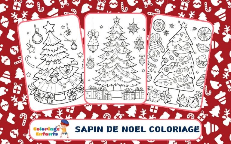 Sapin De Noel Coloriage