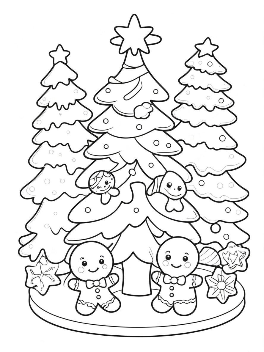 Sapin De Noel Coloriage A Imprimer Pour Enfant