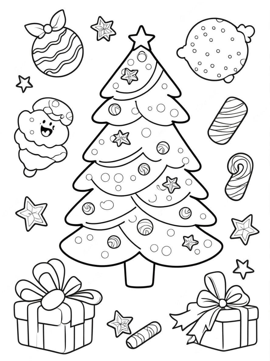 Sapin De Noel Coloriage Creatif Sans Limite