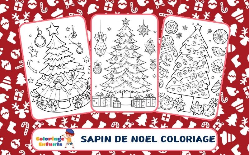 Sapin De Noel Coloriage